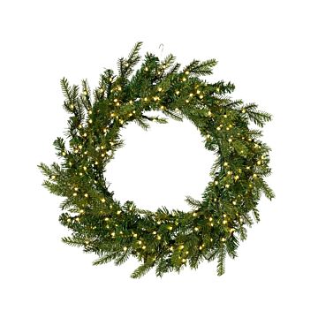 Weihnachtskranz Grandis grün Micro-LED Ø 80 cm – Everlands