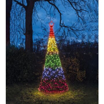 LED Baum mit Stern 320 cm RGB - Anna’s Collection