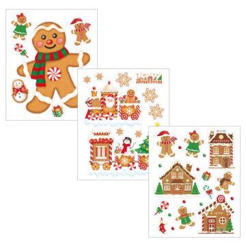Fensterdekoration Lebkuchen 34,5 x 28,5 cm - Anna’s Collection
