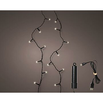 Duracharge Basic-Lichter 100 LED warmweiß 7,4 Meter – Lumineo