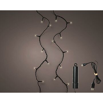 Duracharge Basic-Lichter 100 LED klassisch warm 7,4 Meter – Lumineo