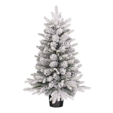 Weihnachtsbaum Grimshaw mit burlap frosted grün 90 cm - Black Box