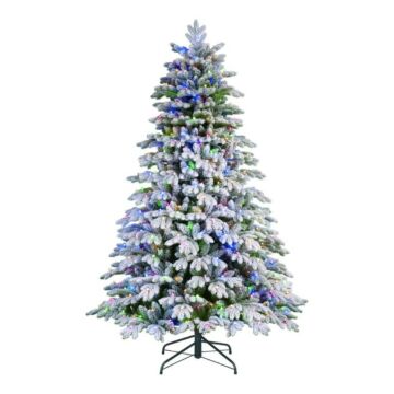 Weihnachtsbaum Asbury 500LED grün mit Schnee 215 cm – Black Box