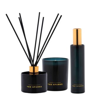 Gift Set Candle Diffuser & Roomspray Patchouli & Musk - Ted Sparks