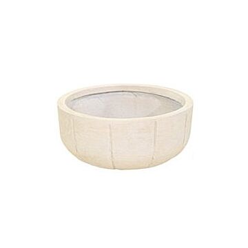 Blumentopf Faya Bowl Low Sand Ø 37 cm - Mega Collections