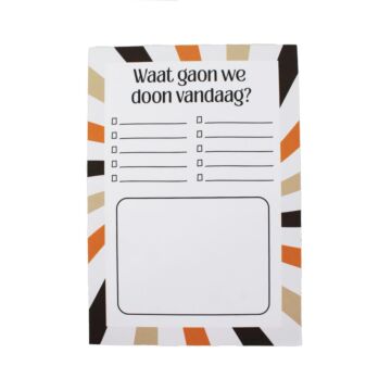 Notizblock A5 Waat gaon we doon vandaag – StreekKado