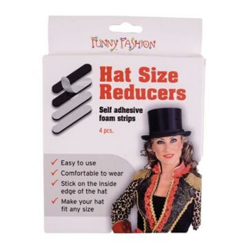 Hutgrößen-Verkleinerer mit 4 selbstklebenden Schaumstoffstreifen