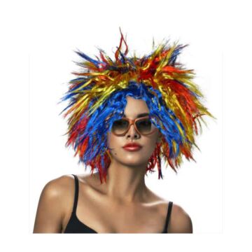 Perücke lockig multi Perücke lockig multi