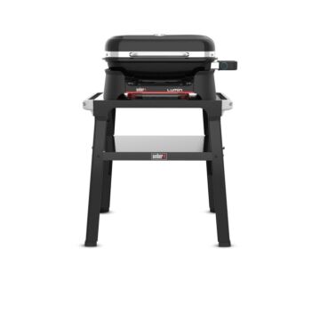 Weber Elektrogrill Lumin mit Untergestell schwarz