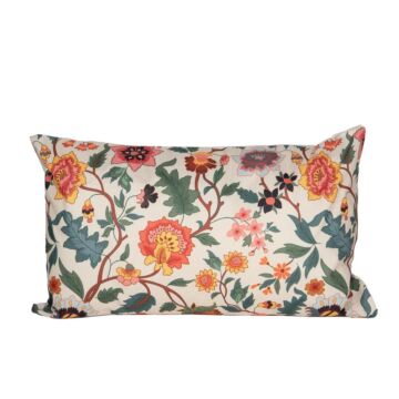 Außenkissen Vintage Blumen 50 cm