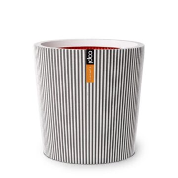 Blumentopf Vase konisch groove elfenbein Ø 36 cm - Capi