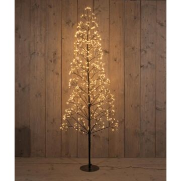 LED Baum Flash Classic Warm 180 cm Schwarz - Anna's Collection LED Baum Flash Classic Warm 180 cm Schwarz - Anna's Collection