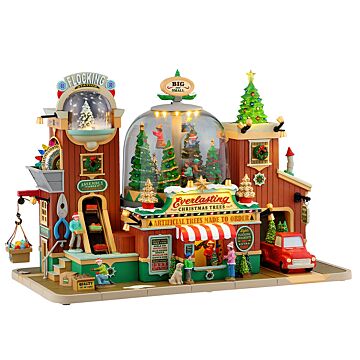 Lemax Everlasting Christmas Trees inklusive Adapter 74254, 550 mA (weiß)