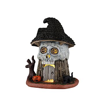 Lemax Witch's Skull Hut AC adaptable (Adapter nicht enthalten)