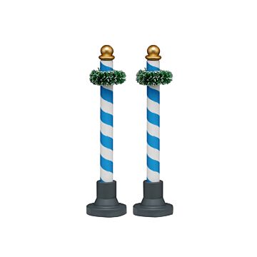 Lemax Biergarten Poles Set mit 2 Stück