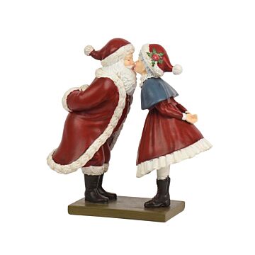 Küssendes Paar Weihnachtsfigur 20 cm - Decoris