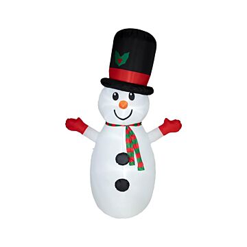 LED aufblasbarer Schneemann mit Beleuchtung 240 cm - Lumineo LED aufblasbarer Schneemann mit Beleuchtung 240 cm - Lumineo