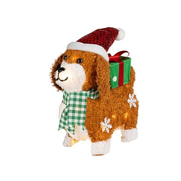 LED Stehender Hund mit Beleuchtung 35 cm - Lumineo LED Stehender Hund mit Beleuchtung 35 cm - Lumineo