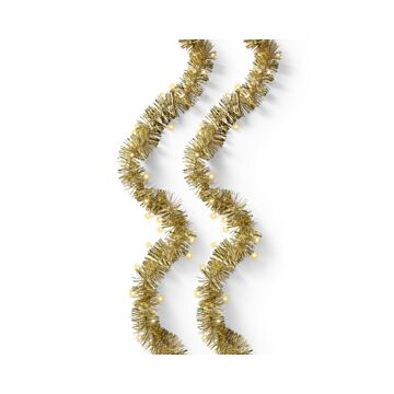 LED Girlande Gold mit Twinkle-Effekt 295 cm - Lumineo