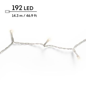 LED Durawise Basic Beleuchtung Warmweiß 14,3 m 192 LED - Lumineo