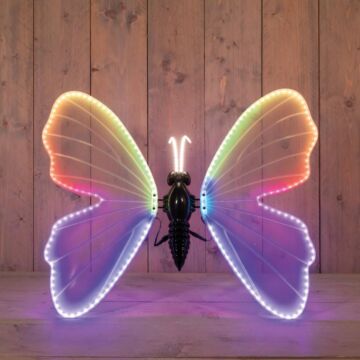 LED-Schmetterling RGB 80 cm - Anna’s Collection