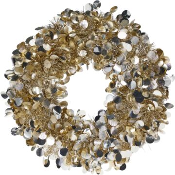 Tinsel Kranz Champagner 46 cm Tinsel Kranz Champagner 46 cm