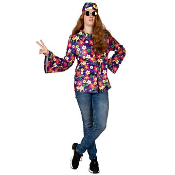Flower Power Bluse Herren