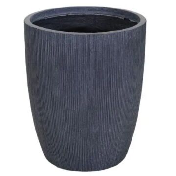 Blumentopf Nora Egg Pot High Graphite - Mega Collections