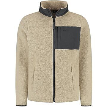 Sherpa-Fleecejacke Keano Sand - Kjelvik Sherpa-Fleecejacke Keano Sand - Kjelvik