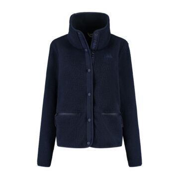 Sherpa-Fleecejacke Sabrina Navy - Kjelvik