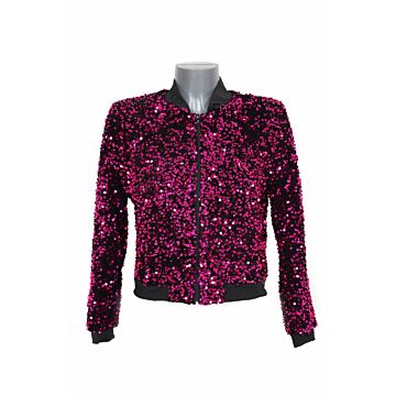 Jacke Pailletten Pink