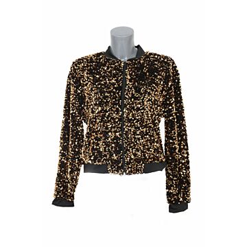 Jacke Pailletten Gold