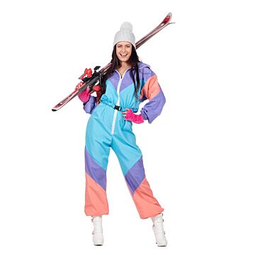 Retro-Skianzug Pastell Retro-Skianzug Pastell