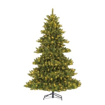 Weihnachtsbaum Birchland LED warmweiß grün