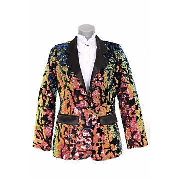 Jacke luxe Pailletten colbert Damen