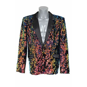 Jacke luxe Pailletten colbert Herren