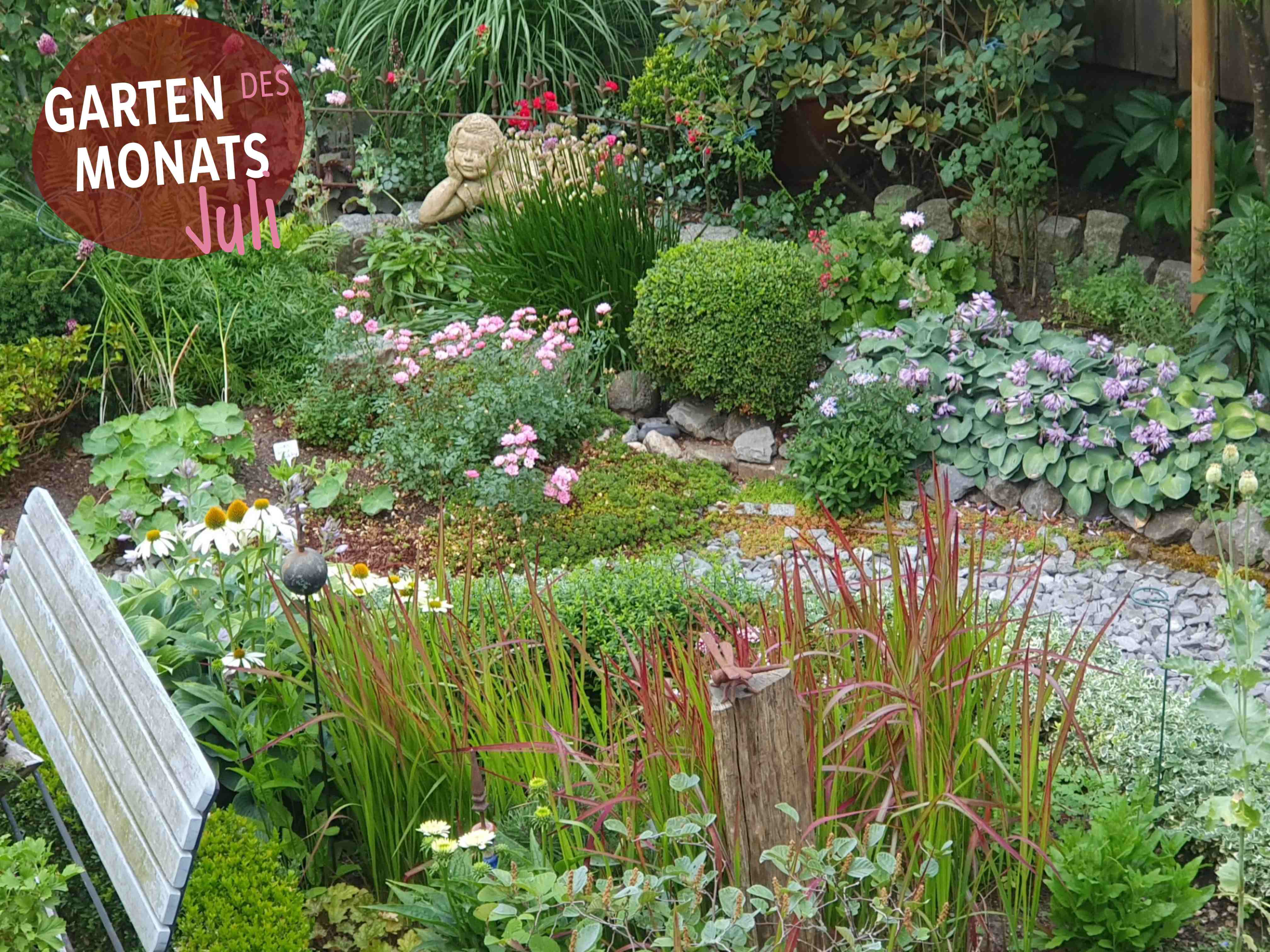 Garten des monats Juli